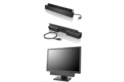 Lenovo USB Soundbar Black 2.0 channels 2.5 W