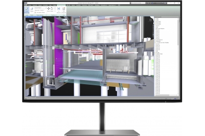 HP Z24u G3 computer monitor 61 cm (24") 1920 x 1200 pixels WUXGA LED Silver