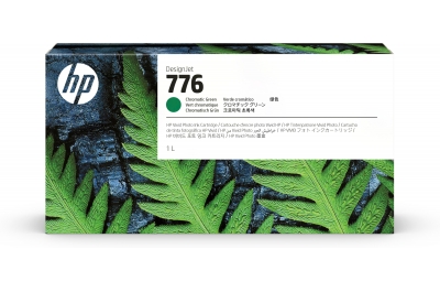 HP 776 1-liter Chromatic Green Ink Cartridge