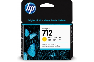 HP 712 29-ml Yellow DesignJet Ink Cartridge