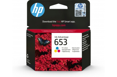 HP 653 Tri-color Original Ink Advantage Cartridge