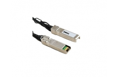 DELL 470-ABQE InfiniBand/fibre optic cable 3 m QSFP28 Black, Stainless steel