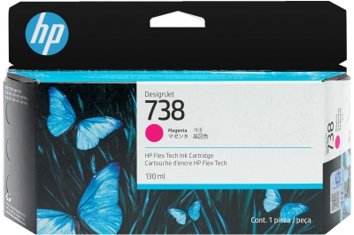 HP 738 130-ml Magenta DesignJet ink cartridge 1 pc(s) Original Standard Yield