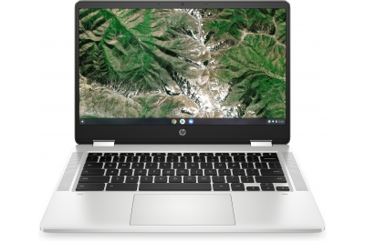 HP Chromebook x360 14a-ca0107nd Intel® Celeron® N4020 35.6 cm (14") Touchscreen Full HD 4 GB LPDDR4-SDRAM 64 GB eMMC Wi-Fi 5 (802.11ac) ChromeOS Silver