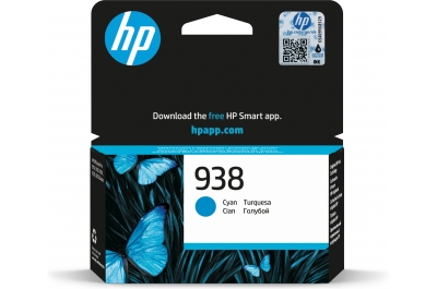 HP 938 Cyan Original Ink Cartridge