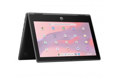 HP Chromebook Fortis x360 G5 Intel® N N100 29.5 cm (11.6") Touchscreen HD 8 GB LPDDR5x-SDRAM 64 GB eMMC Wi-Fi 6E (802.11ax) ChromeOS Black