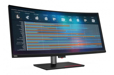 Lenovo ThinkVision P40w-20 LED display 100.8 cm (39.7") 5120 x 2160 pixels 5K Ultra HD Black