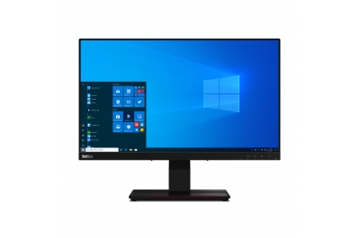 Lenovo ThinkVision T24t-20 computer monitor 60.5 cm (23.8") 1920 x 1080 pixels Full HD LED Touchscreen Capacitive Black