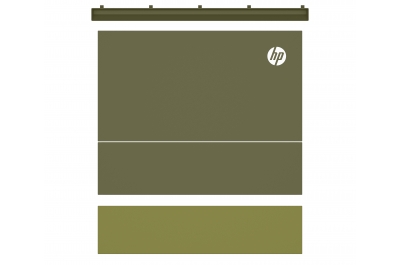 HP CLJ X677 Cosmic Green Color Panel Kit