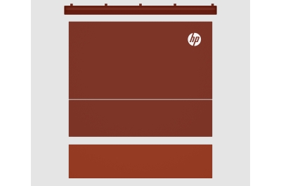 HP CLJ X677 Comet Red Color Panel Kit