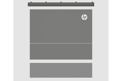 HP CLJ X677 Lunar Gray Color Panel Kit