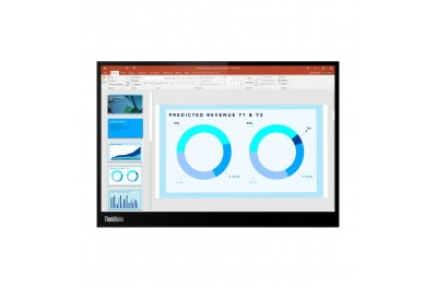 Lenovo ThinkVision M14d LED display 35.6 cm (14") 2240 x 1400 pixels 2.2K Black