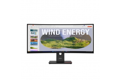 Lenovo ThinkVision T34WD-40 computer monitor 86.4 cm (34") 3440 x 1440 pixels Wide Quad HD LED Black