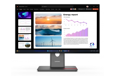 Lenovo ThinkVision P24Q-40 computer monitor 60.5 cm (23.8") 2560 x 1440 pixels Quad HD LCD Black