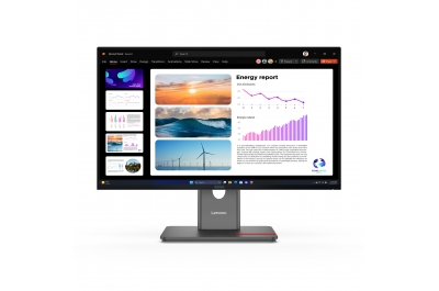 Lenovo ThinkVision P24Q-40 computer monitor 60.5 cm (23.8") 2560 x 1440 pixels Quad HD LCD Black
