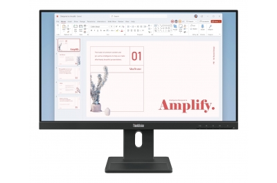 Lenovo ThinkVision E24-40 computer monitor 60.5 cm (23.8") 1920 x 1080 pixels Full HD LCD Black