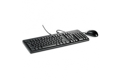 Hewlett Packard Enterprise USB and Mouse, PVC Free, Intl keyboard Mouse included QWERTY Black