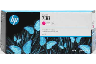 HP 738 300-ml Magenta DesignJet ink cartridge 1 pc(s) Original High (XL) Yield