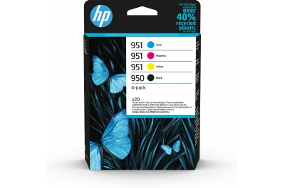 HP 950 Black/951 Cyan/Magenta/Yellow 4-pack Original Ink Cartridges