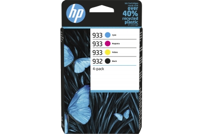 HP 932 Black/933 Cyan/Magenta/Yellow 4-pack Original Inks