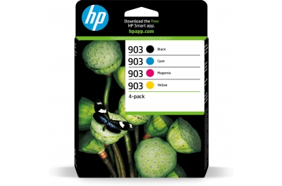 HP 903 4-pack Black/Cyan/Magenta/Yellow Original Ink Cartridges