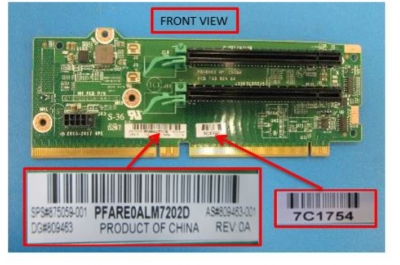 Hewlett Packard Enterprise 871674-B21 network equipment spare part