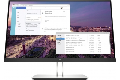 HP E-Series E23 G4 FHD Monitor computer monitor 58.4 cm (23") 1920 x 1080 pixels Full HD LCD Black, Silver