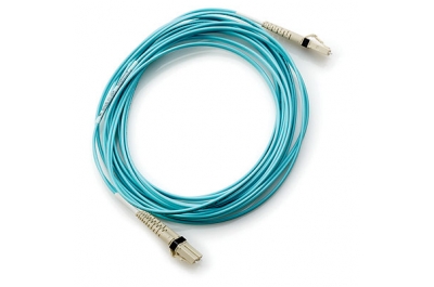 Hewlett Packard Enterprise LC to LC Multi-mode OM3 2-Fiber 5.0m 1-Pack fibre optic cable 5 m Blue