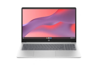 HP Chromebook 15a-nb0704nd Intel® N N100 39.6 cm (15.6") HD 8 GB LPDDR5-SDRAM 128 GB UFS Wi-Fi 6 (802.11ax) ChromeOS Silver