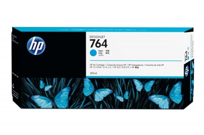 HP 764 300-ml Cyan Ink Cartridge