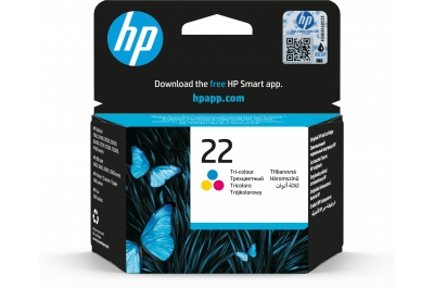 HP 22 Tri-color Original Ink Cartridge