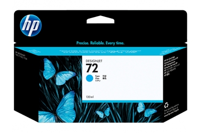 HP 72 130-ml Cyan DesignJet Ink Cartridge