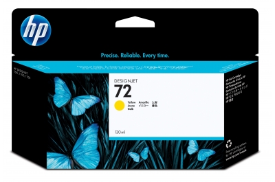 HP 72 130-ml Yellow DesignJet Ink Cartridge