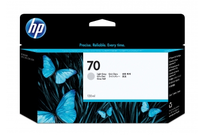 HP 70 130-ml Light Gray DesignJet Ink Cartridge