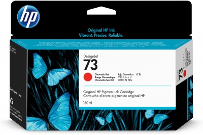 HP 73 130-ml Chromatic Red DesignJet Ink Cartridge