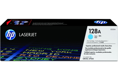 HP 128A Cyan Original LaserJet Toner Cartridge