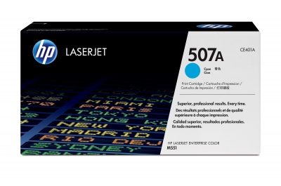 HP 507A Cyan Original LaserJet Toner Cartridge