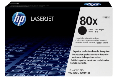 HP 80X High Yield Black Original LaserJet Toner Cartridge