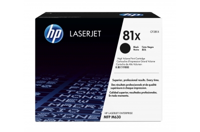 HP 81X High Yield Black Original LaserJet Toner Cartridge