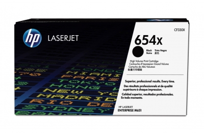 HP 654X High Yield Black Original LaserJet Toner Cartridge