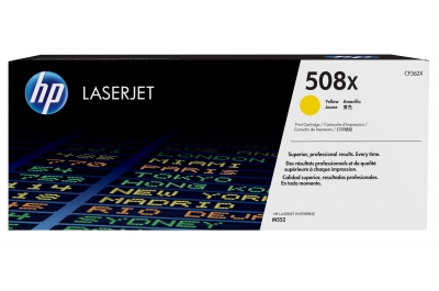 HP 508X High Yield Yellow Original LaserJet Toner Cartridge