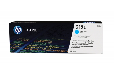 HP 312A Cyan LaserJet Toner Cartridge