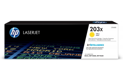 HP LaserJet 203X High Yield Yellow Original Toner Cartridge