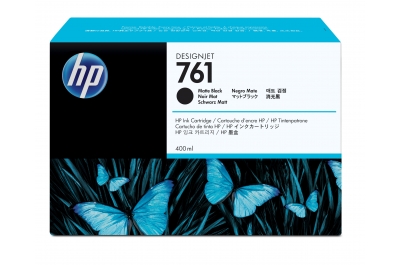 HP 761 400-ml Matte Black DesignJet Ink Cartridge