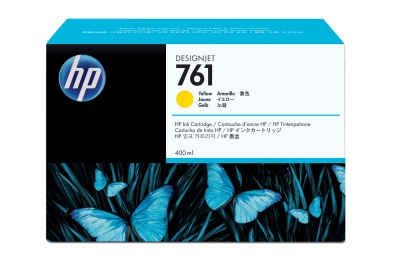 HP 761 400-ml Yellow DesignJet Ink Cartridge