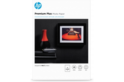 HP Premium Plus Photo Paper, Satin, 300 g/m2, A4 (210 x 297 mm), 20 sheets