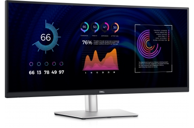 DELL P Series P3424WE computer monitor 86.7 cm (34.1") 3440 x 1440 pixels 4K Ultra HD LCD Black