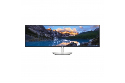 DELL UltraSharp U4924DW LED display 124.5 cm (49") 5120 x 1440 pixels 5K Ultra HD LCD Black, Silver