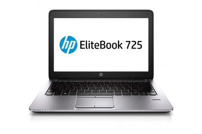 HP EliteBook 725 G2 AMD PRO A8 PRO A8-7150B Laptop 31.8 cm (12.5") HD 4 GB DDR3L-SDRAM 500 GB HDD Wi-Fi 4 (802.11n) Windows 7 Professional Black, Silver