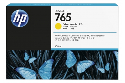 HP 765 400-ml Yellow Designjet Ink Cartridge